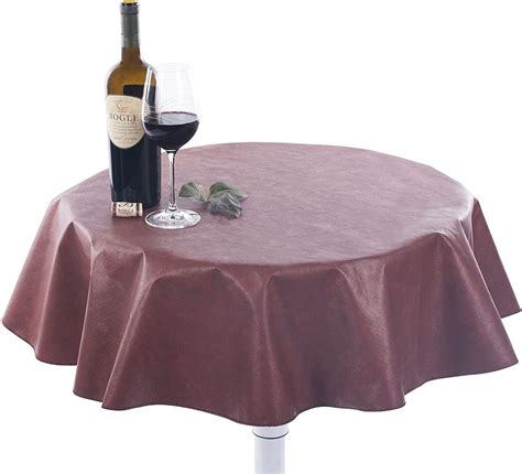 - Pack Of 1 Rectangle Tablecloth - White Flannel Backed Vinyl Tablecloths For Rectangle Tables - Plastic Table Cloths With Flannel Backing - Waterproof. . Round vinyl tablecloths with flannel backing